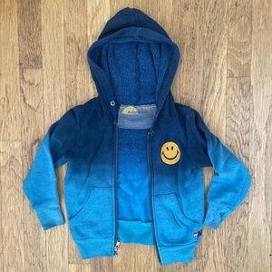 Kids Aviator Nation zipper hoodie jacket Size 2